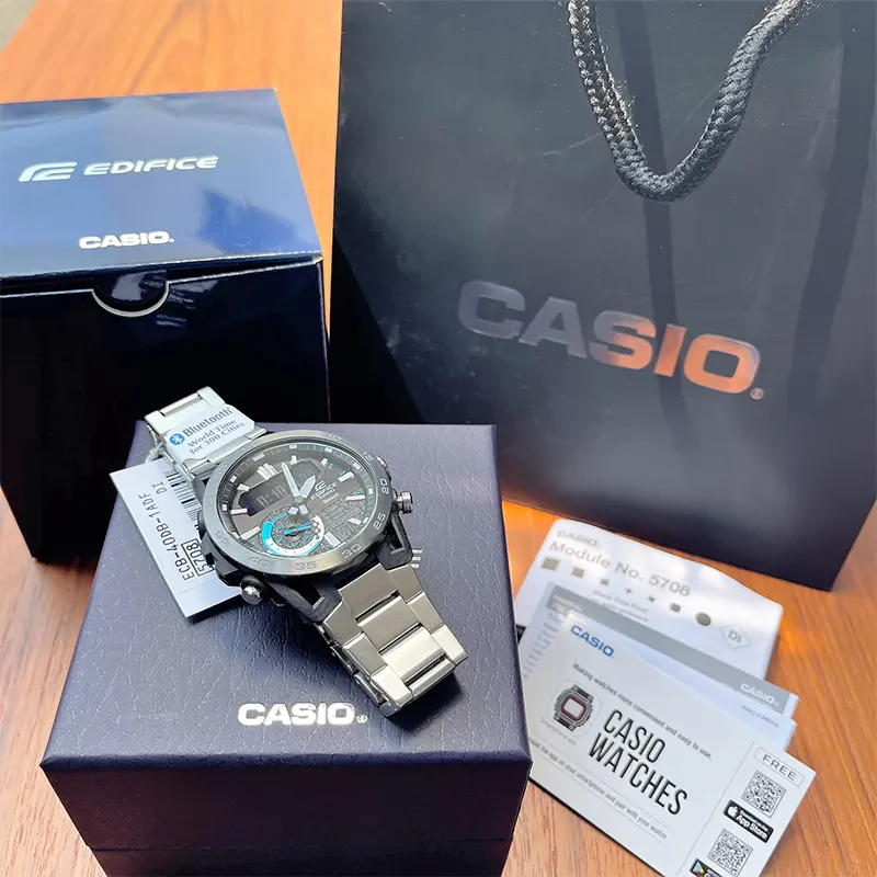 Casio Edifice Men’s Watch Flagship Sospensione Bluetooth | ECB-40DB-1A